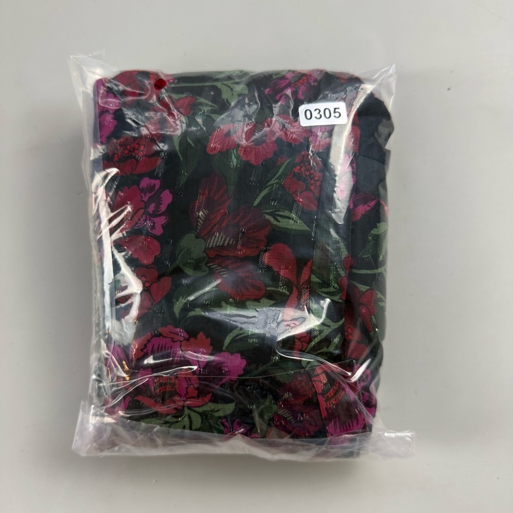 MAJORELLE Lallina Halter Mini Revolve Dress Wine Floral Open Back Women’s Medium - Picture 10 of 10